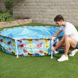 Piscine Démontable Tubulaire Enfant Bestway Splash-In-Shade avec Parasol