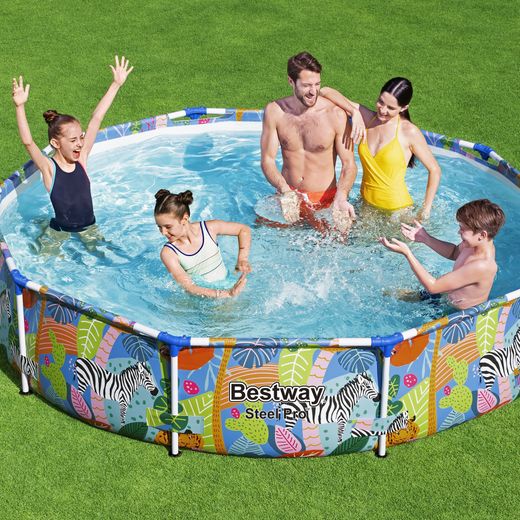 Piscine tubulaire démontable pour enfants Bestway Steel Pro 305x66 cm