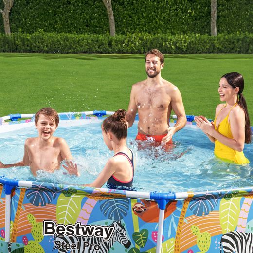 Piscine tubulaire démontable pour enfants Bestway Steel Pro 305x66 cm