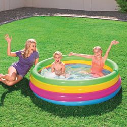 Piscine Gonflable Autoportante Enfant Bestway 157x46 cm Multicolore