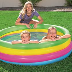 Piscine Gonflable Autoportante Enfant Bestway 157x46 cm Multicolore