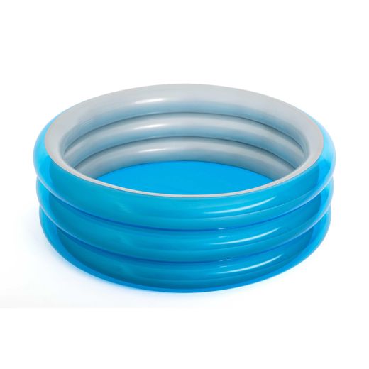 Piscina Gonfiabile Autoportante per Bambini Bestway 170×53 cm Big Metallic 3-Ring Pool