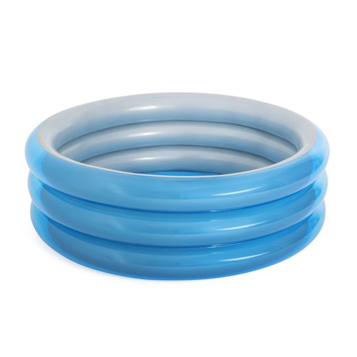 Piscina Gonfiabile Autoportante per Bambini Bestway 170×53 cm Big Metallic 3-Ring Pool