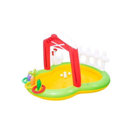 Piscine gonflable autoportante pour enfants Bestway 175x147x102 cm, design ferme