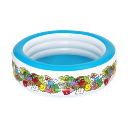 Piscine Gonflable Autoportante Enfant Bestway 193x53 cm Design Animaux Colorés