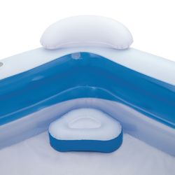 Piscina Gonfiabile Autoportante per Bambini Bestway 213x206x69 cm con Cuscini e Portabevande