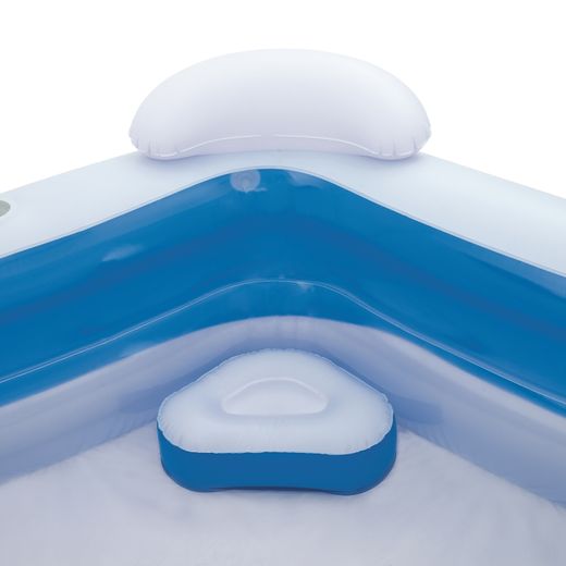 Piscina Gonfiabile Autoportante per Bambini Bestway 213x206x69 cm con Cuscini e Portabevande