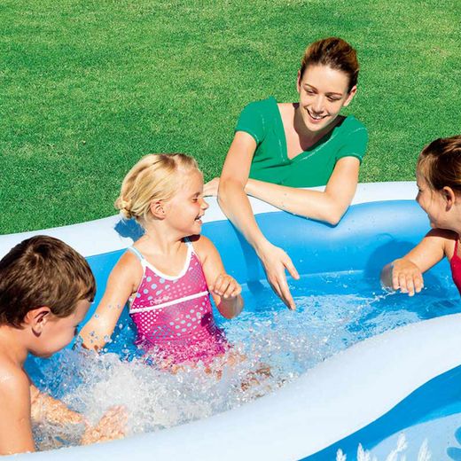 Piscine Gonflable Autoportante Enfant Bestway 262x157x46 cm Fond Marin