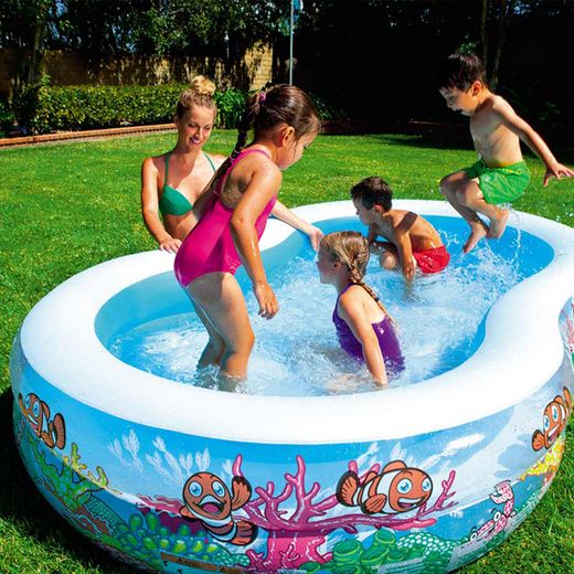 Piscine Gonflable Autoportante Enfant Bestway 262x157x46 cm Fond Marin