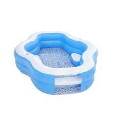 Piscina Gonfiabile Autoportante per Bambini Bestway 270x198x51 cm con Sedili e Portabevande