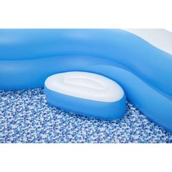 Piscina Gonfiabile Autoportante per Bambini Bestway 270x198x51 cm con Sedili e Portabevande