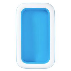 Piscine gonflable autoportante pour enfants Bestway 305x183x46 cm, structure à 2 anneaux bleue