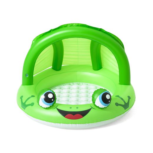 Piscine Gonflable Autoportante Enfant Bestway 97x66 cm Parasol Design Grenouille ou Coccinelle
