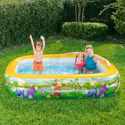 Piscina Gonfiabile Autoportante per Bambini Bestway Mickey 262x175x51 cm