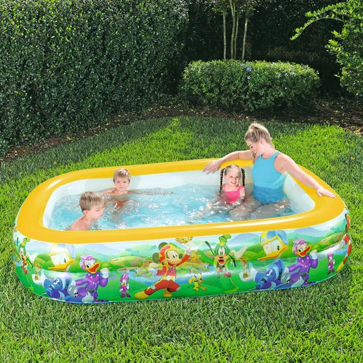 Piscina Gonfiabile Autoportante per Bambini Bestway Mickey 262x175x51 cm