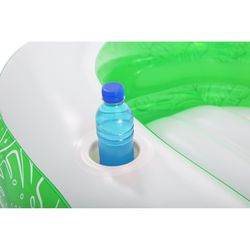 Piscina Gonfiabile Autoportante per Bambini Bestway Tropical Paradise 231x231x51 cm con Sedile e