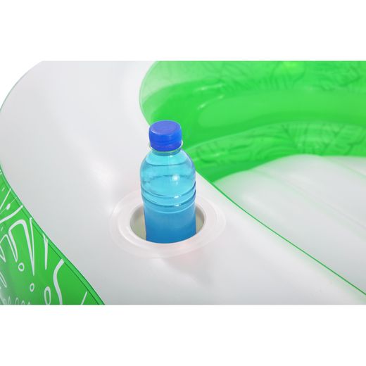 Piscina Gonfiabile Autoportante per Bambini Bestway Tropical Paradise 231x231x51 cm con Sedile e