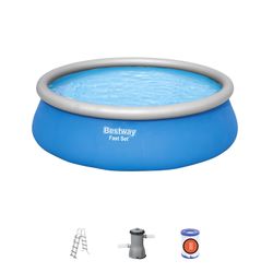 Piscine Gonflable Fast Set Bestway 457x122 cm avec Filtre à Cartouche