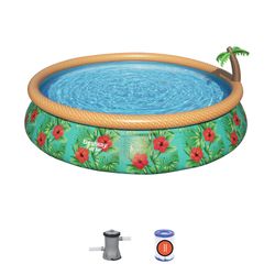 Piscine gonflable Fast Set Bestway Paradise Palms 457x84 cm avec filtre