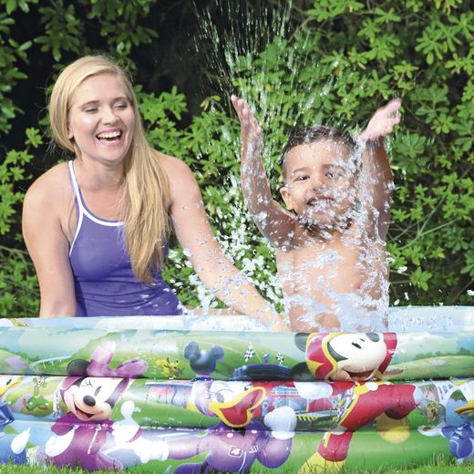 Piscina Gonfiabile per Bambini Bestway 122x25 cm Mickey and the Roadster Racers