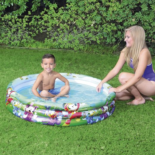 Piscina Gonfiabile per Bambini Bestway 122x25 cm Mickey and the Roadster Racers