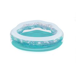 Piscina inflável infantil Bestway 150x127x43 cm design glitter