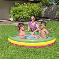 Piscine Gonflable Enfant Bestway 152 cm Capacité 211 L Play Summer