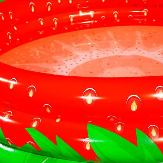 Piscina Gonfiabile per Bambini Bestway 160x38 cm Design Fragola Autoportante