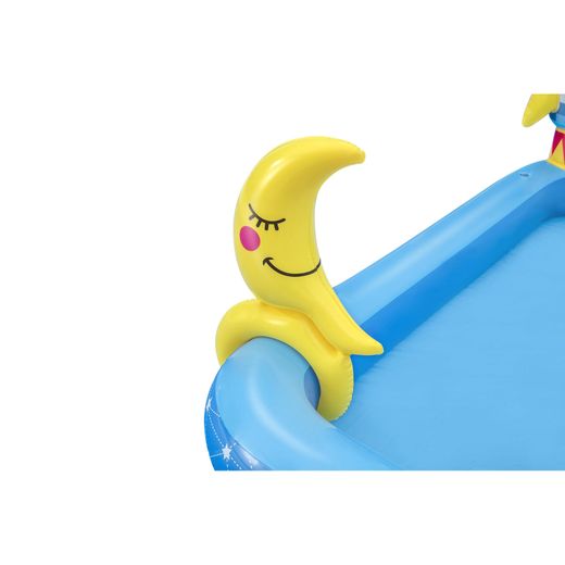 Piscina Gonfiabile per Bambini Bestway 228x206x84 cm con Scivolo e Design Spaziale