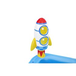 Piscina Gonfiabile per Bambini Bestway 228x206x84 cm con Scivolo e Design Spaziale