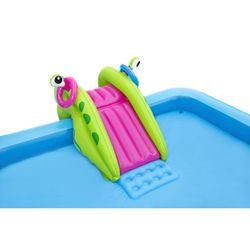 Piscina Gonfiabile per Bambini Bestway 228x206x84 cm con Scivolo e Design Spaziale