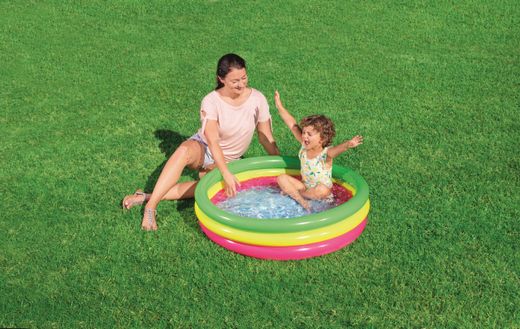 Piscine Gonflable Enfant Bestway 70 cm Autoportante avec Fond Rembourré