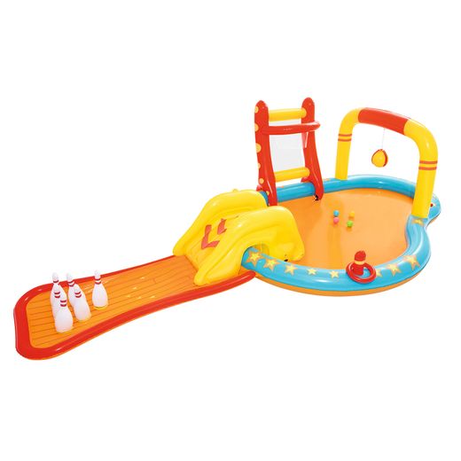 Piscina Gonfiabile per Bambini Bestway Lil' Champ con Toboggano e Giochi