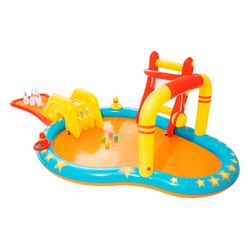 Piscina Gonfiabile per Bambini Bestway Lil' Champ con Toboggano e Giochi