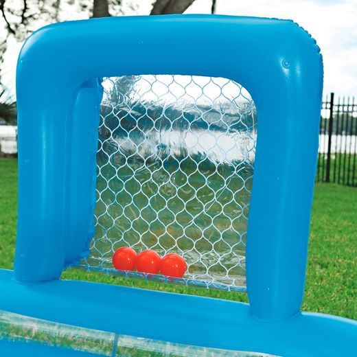 Piscina Inflável Infantil Bestway Skill Shot 237x152x94 cm com 5 Bolas e 2 Portões