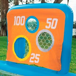Piscina Inflável Infantil Bestway Skill Shot 237x152x94 cm com 5 Bolas e 2 Portões