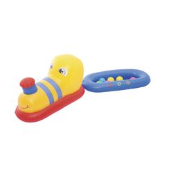 Piscine Gonflable Enfant Bestway Train 285x224x119 cm avec 10 Balles et Tunnel