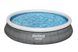 Piscine Gonflable Rond Bestway Fast Set 457x84 cm avec Filtre à Cartouche