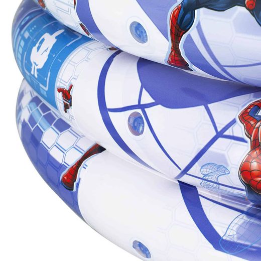 Aufblasbarer Kinderpool Spider-Man von Marvel, 3 Ringe, 122x30 cm