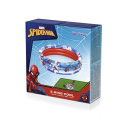 Aufblasbarer Kinderpool Spider-Man von Marvel, 3 Ringe, 122x30 cm