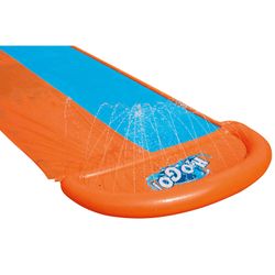Scivolo Gonfiabile a Tre Corsie Bestway 488x207 cm per Bambini dai 3 Anni in Su