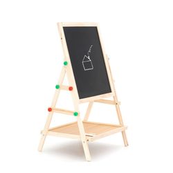 Lavagna magnetica Montessori, 37 x 35 x 65 cm, in legno naturale | Collezione Harvard