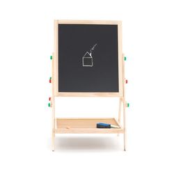 Lavagna magnetica Montessori, 37 x 35 x 65 cm, in legno naturale | Collezione Harvard