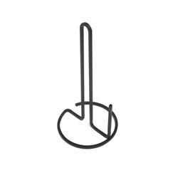 Toilettenpapierhalter, 17 x 17 x 32 cm, aus schwarzem Eisen | Kollektion Squire