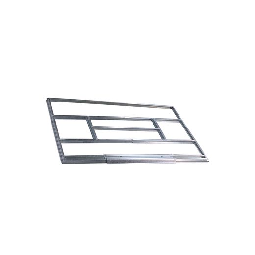 Pre-Instalación de Suelo para Casetas Metálicas Gardiun 2,4 m² (191x111 cm) en Acero Galvanizado – Estructura Resistente y Listo para Montar