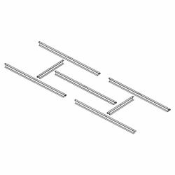 Pre-Instalación de Suelo para Casetas Metálicas Gardiun 2,4 m² (191x111 cm) en Acero Galvanizado – Estructura Resistente y Listo para Montar