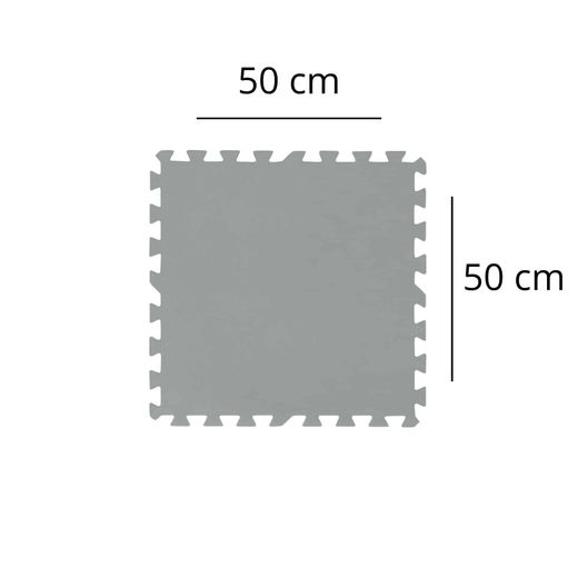 Tapis de Protection pour Piscine Démontable Bestway 9 Pièces 50x50 cm