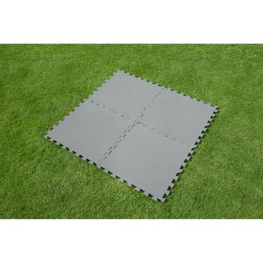 Tapis de Protection pour Piscine Démontable Bestway 9 Pièces 50x50 cm
