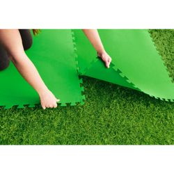 Tapis de Protection de Sol pour Piscines Démontables Bestway 9 Pièces 78x78 cm