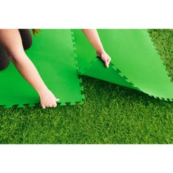 Tapis de Protection de Sol pour Piscines Démontables Bestway 9 Pièces 78x78 cm